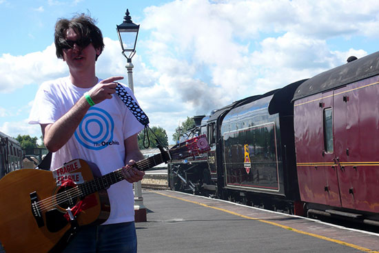 Pete at Indietracks some time ago