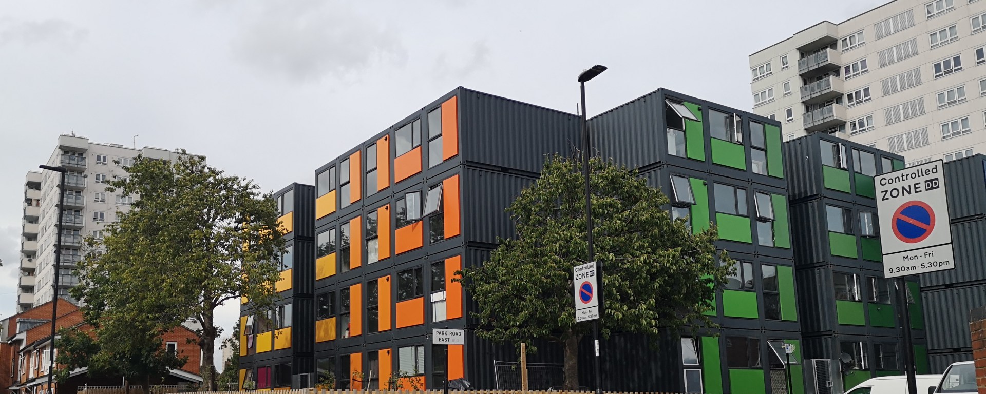 The Hope Gardens development, with older high-rise towers in the background